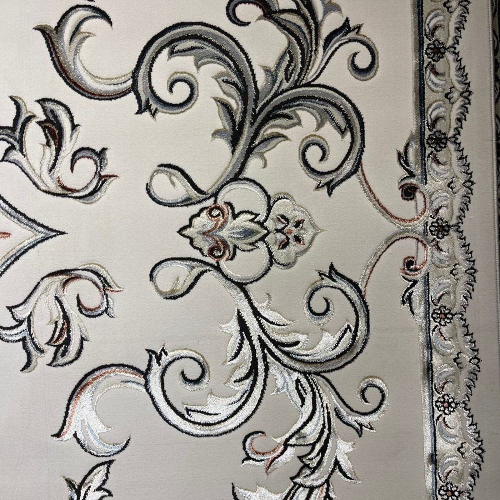 سجاد تركي ايلاف 9104A رصاصي مقاس 50*80