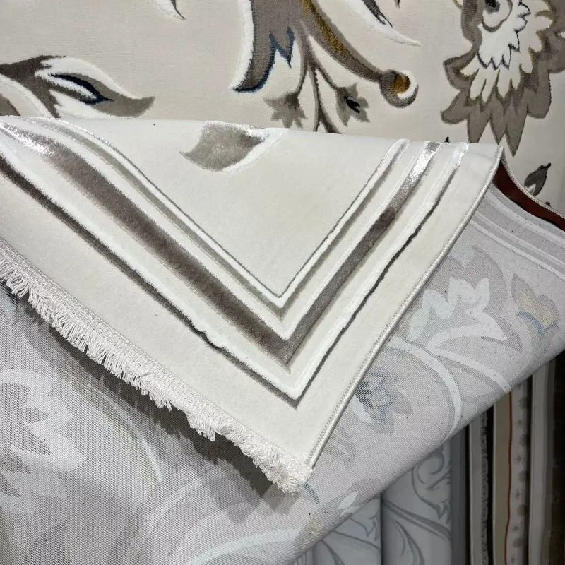 سجاد تركي هيلتون 9804A بيج مقاس 150*220