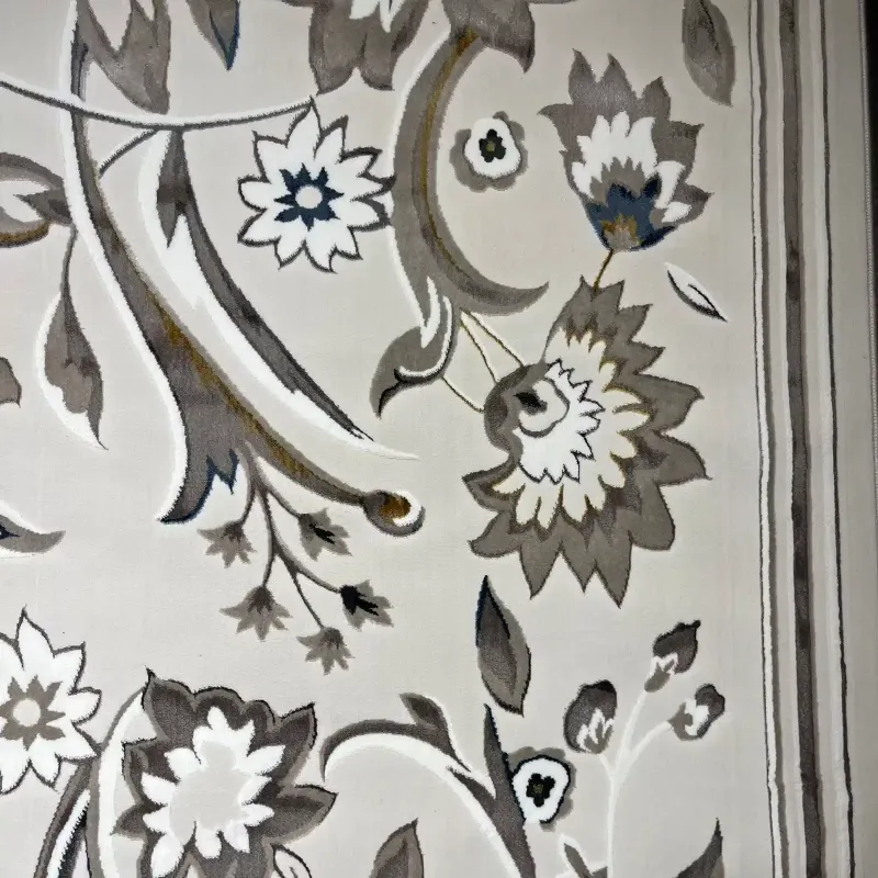سجاد تركي هيلتون 9804A بيج مقاس 150*220
