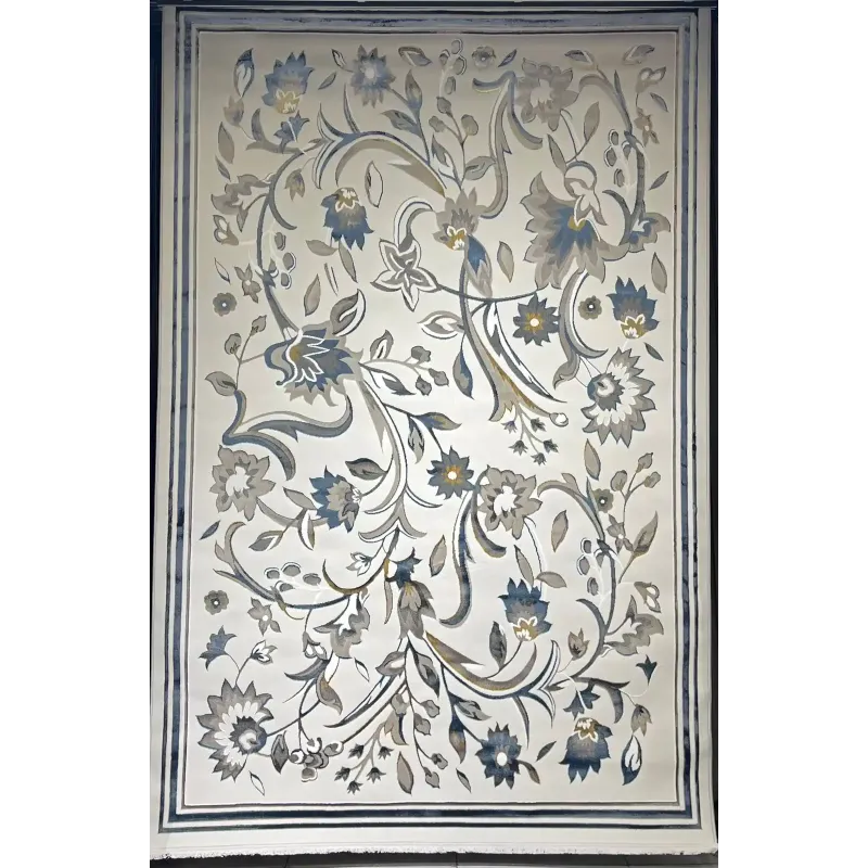 سجاد تركي هيلتون 9804A سماوي مقاس  100*400