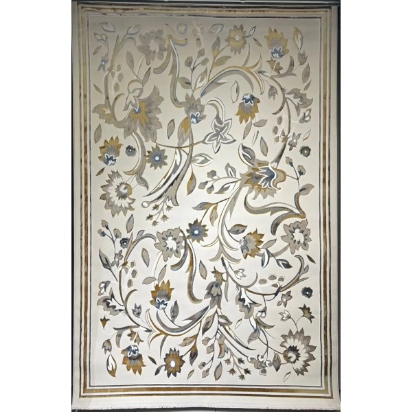 سجاد تركي هيلتون 9804A ذهبي مقاس 50*80