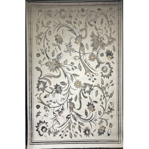 سجاد تركي هيلتون 9804A رصاصي مقاس 200*300