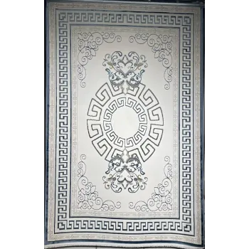سجاد تركي هيلتون 9668A سماوي مقاس 400*600