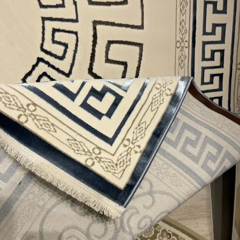 سجاد تركي هيلتون 9668A سماوي مقاس 300*400