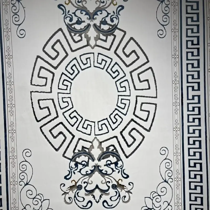 سجاد تركي هيلتون 9668A سماوي مقاس 300*400