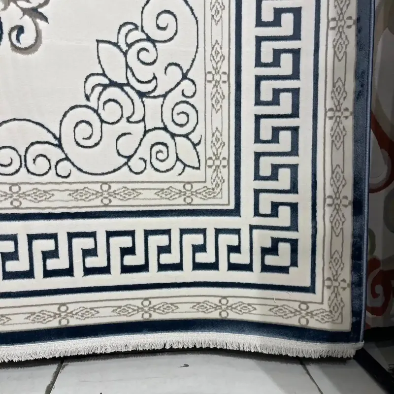 سجاد تركي هيلتون 9668A سماوي مقاس 300*400