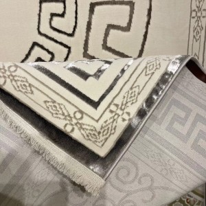 سجاد تركي هيلتون 9668A رصاصي مقاس 150*230