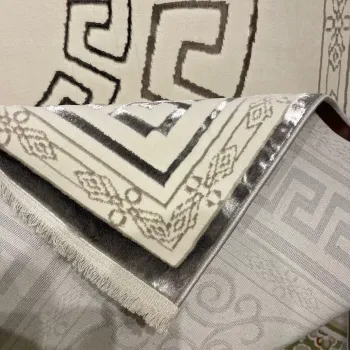 سجاد تركي هيلتون 9668A رصاصي مقاس 200*300