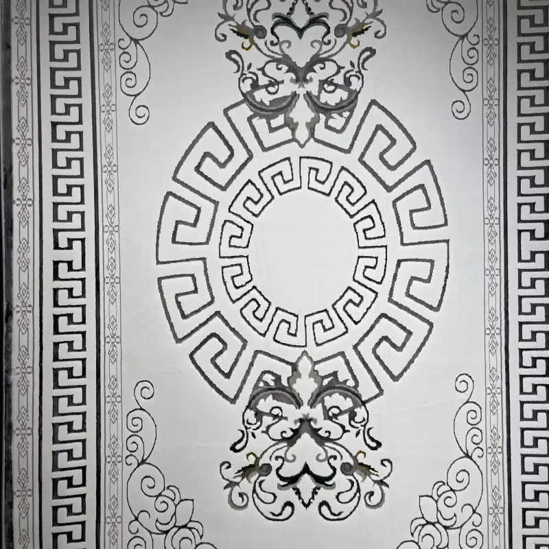 سجاد تركي هيلتون 9668A رصاصي مقاس 200*300