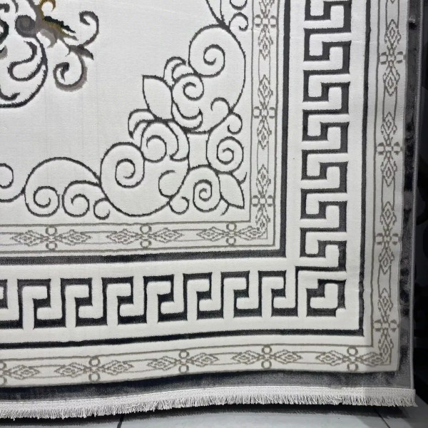 Hilton Turkish Rug 9668A gray Size 100*200
