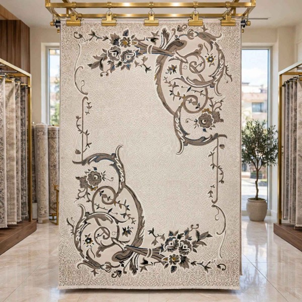 Hilton Turkish Rug 9803A Beige Size 300*500