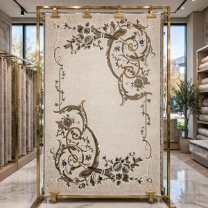 Hilton Turkish Rug 9803A golden Size 100*300