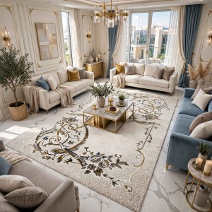 Hilton Turkish Rug 9803A golden Size 100*300