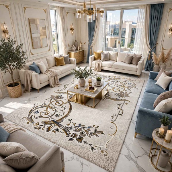 Hilton Turkish Rug 9803A golden Size 400*600