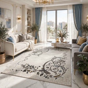 Hilton Turkish Rug 9803A gray Size 400*500