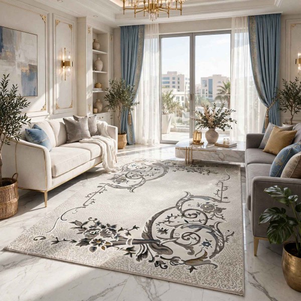 Hilton Turkish Rug 9803A gray Size 150*230
