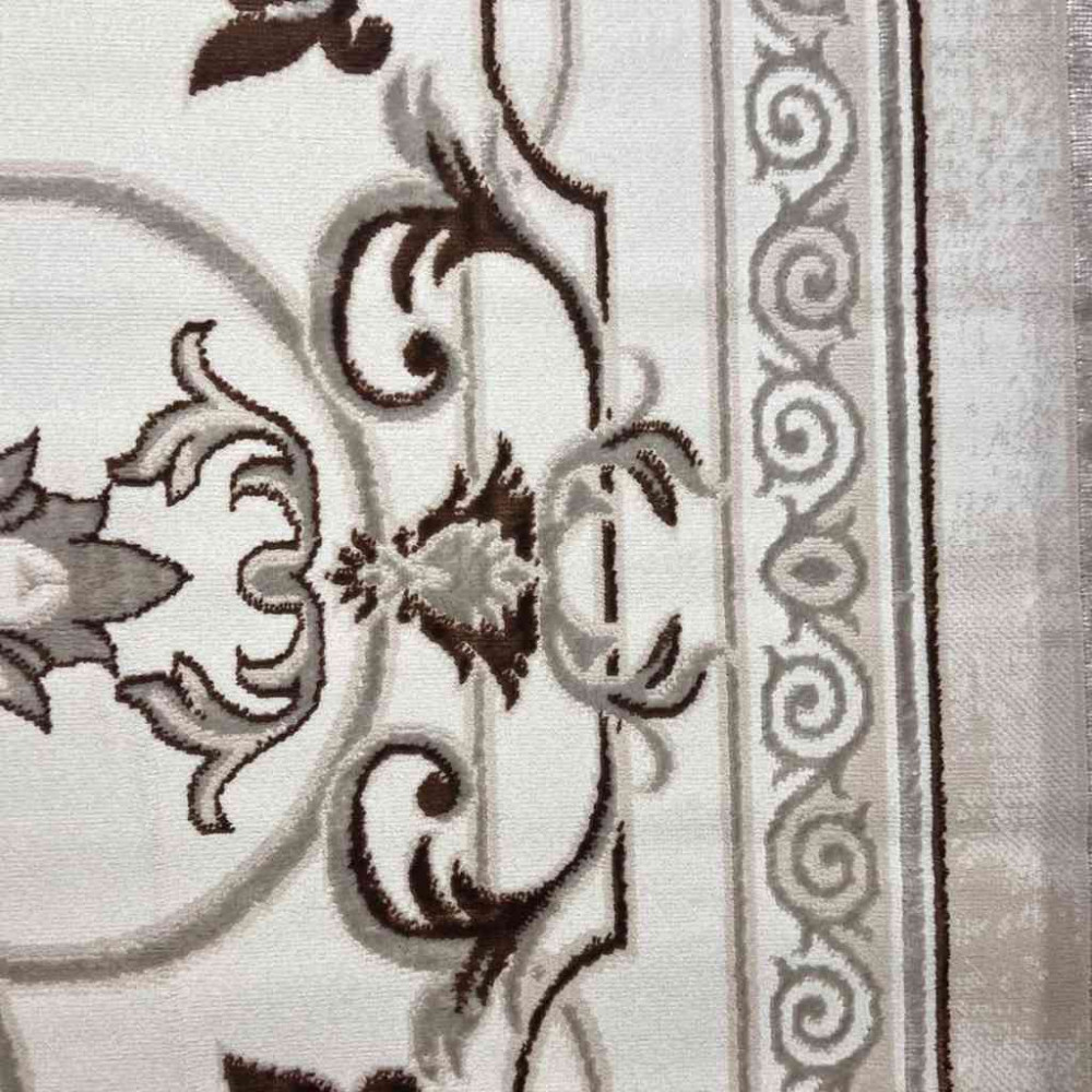 سجاد جوري تركي 9095A لون بيج مقاس 300*400