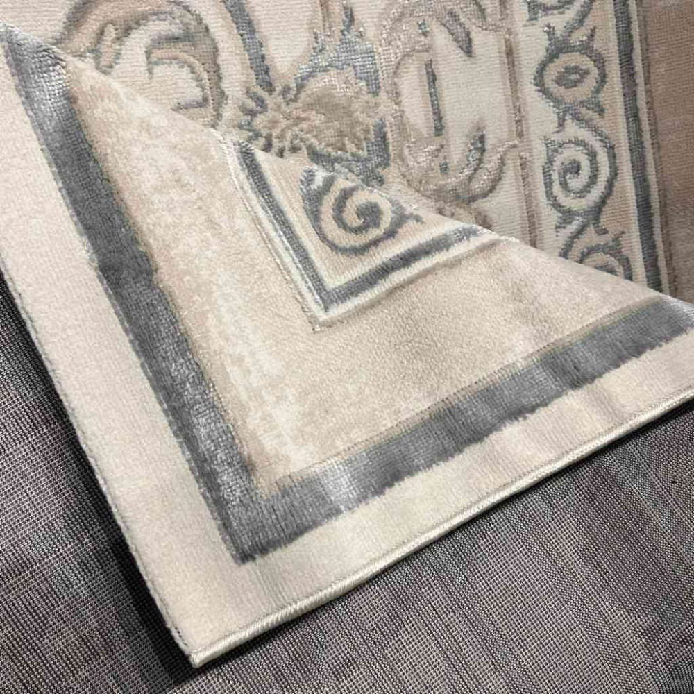 سجاد جوري تركي 9095A لون رصاصي مقاس 50*80