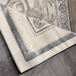 سجاد جوري تركي 9095A لون رصاصي مقاس 50*80