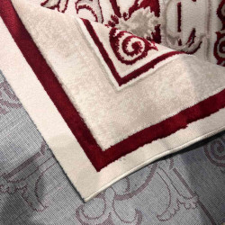 سجاد جوري تركي 9095A لون احمر مقاس 50*80