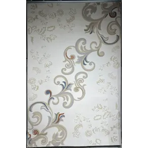 Turkish rugs designer Kaplan 9817A Dark beige size 50*80