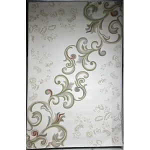 Turkish rugs designer Kaplan 9817A green size 400*500