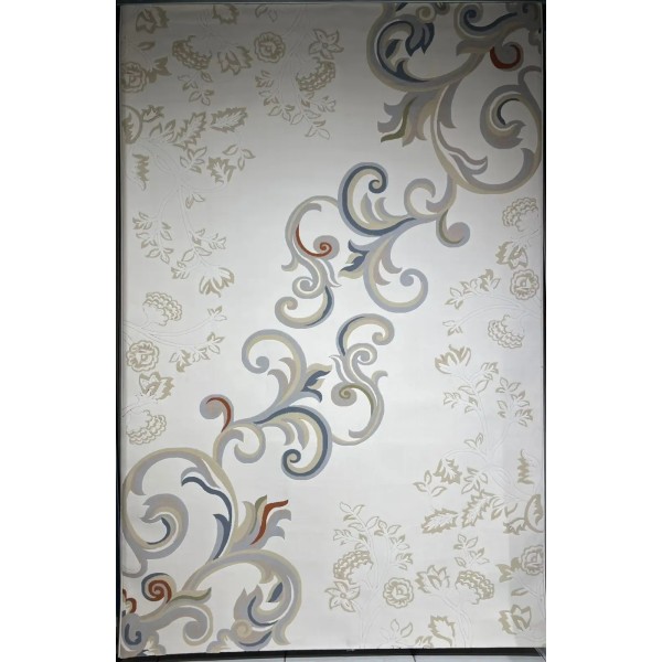 Turkish rugs designer Kaplan 9817A gray size 80*150