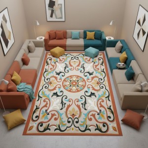 سجاد خجندي تركي A176A كريم تيرا مقاس 250*350