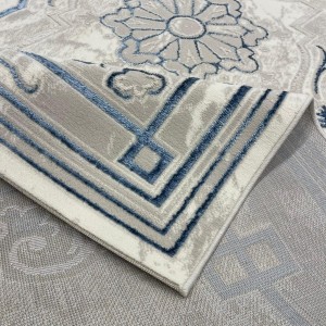 سجاد تركي خزامى 9851A سماوي مقاس 250*350
