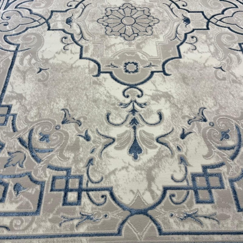 سجاد تركي خزامى 9851A سماوي مقاس 250*350