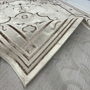 سجاد تركي خزامى 9851A بني مقاس 50*80