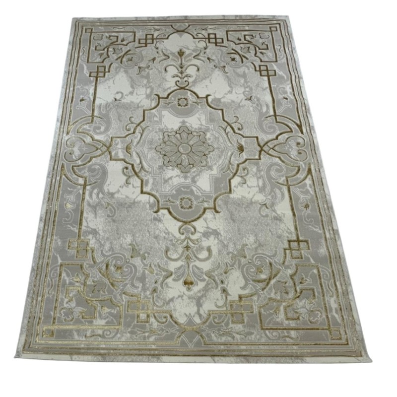 سجاد تركي خزامى 9851A ذهبي مقاس 100*300