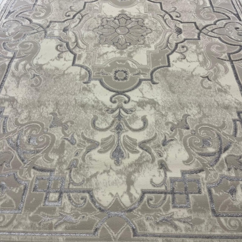 سجاد تركي خزامى 9851A رصاصي مقاس 100*200