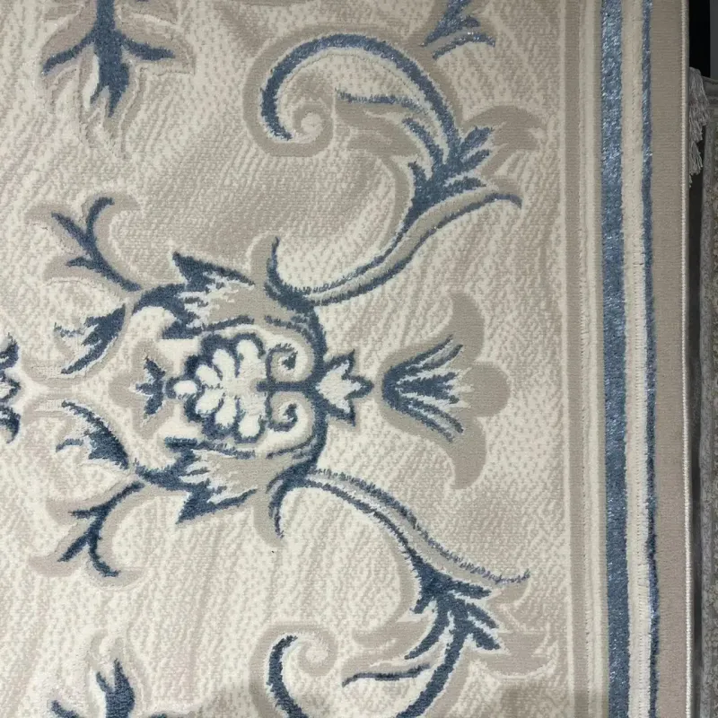 سجاد تركي خزامى 9854A سماوي مقاس 100*200