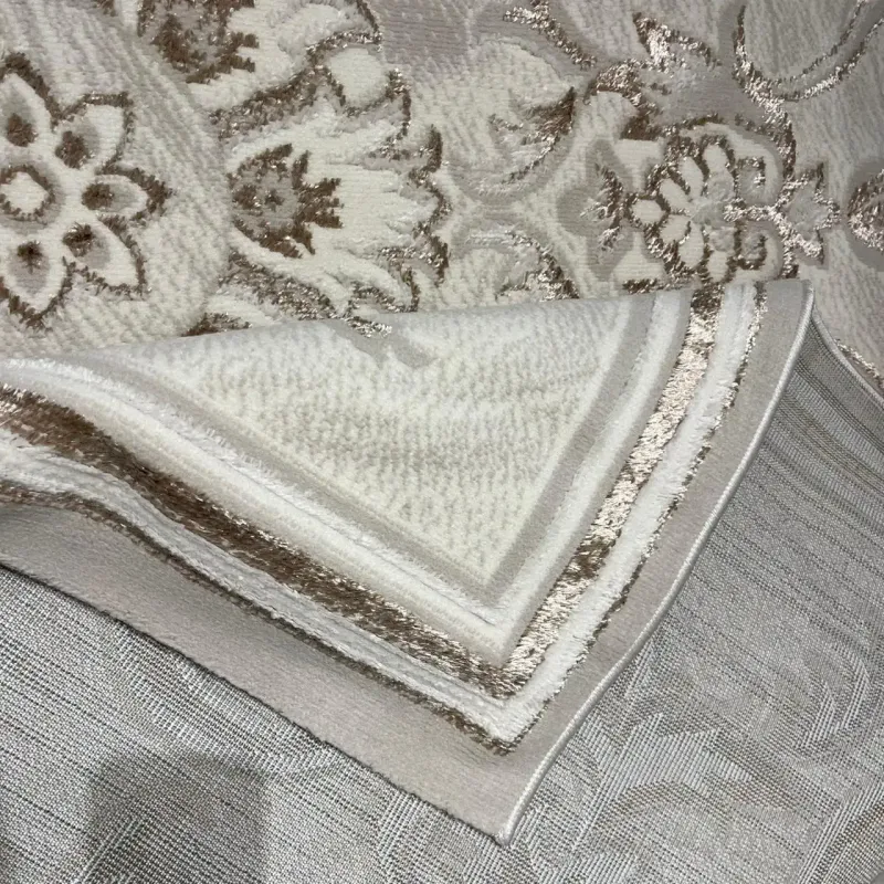 Turkish Lavender Rug 9854A Sky BROWN Size 300*400