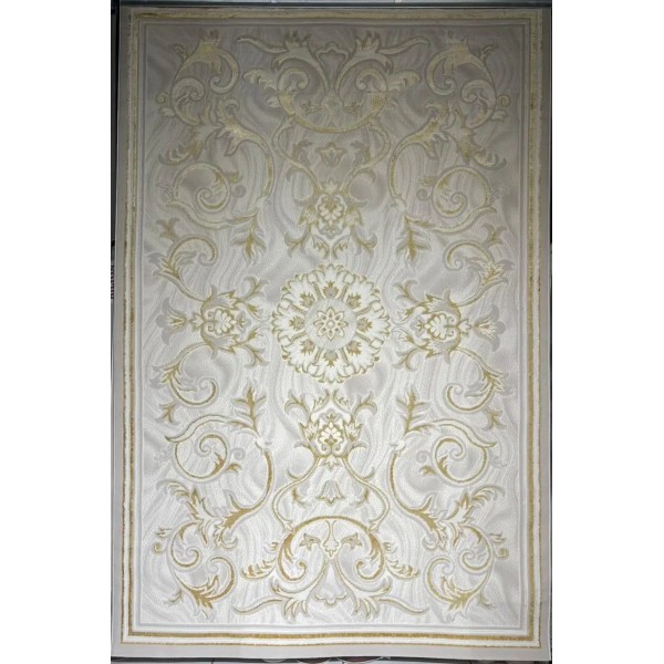 Turkish Lavender Rug 9854A Sky golden Size 250*350