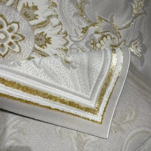 سجاد تركي خزامى 9854A ذهبي مقاس 50*80