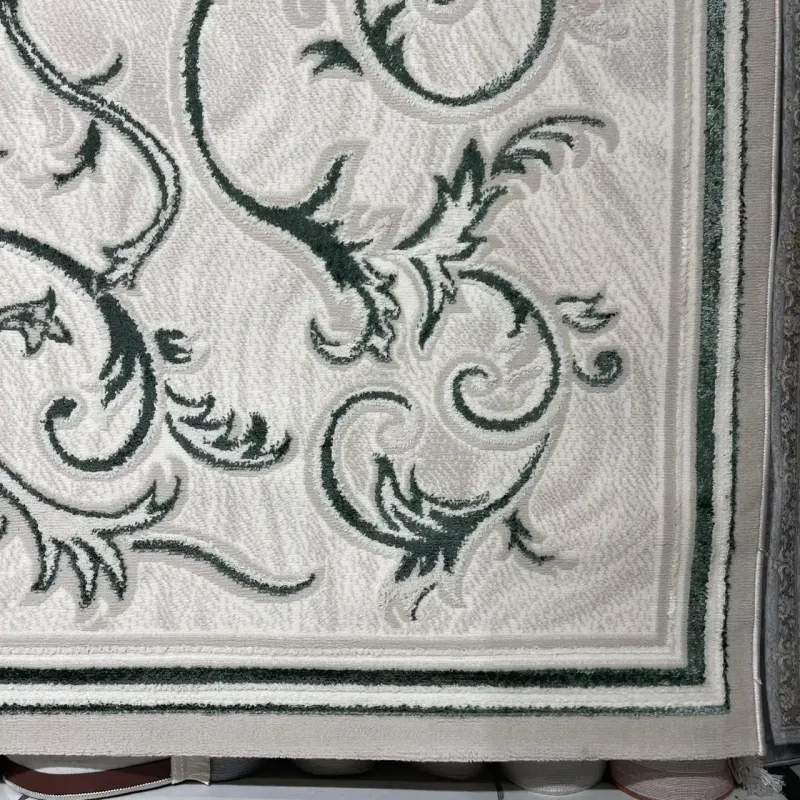 سجاد تركي خزامى 9854A اخضر مقاس 250*350