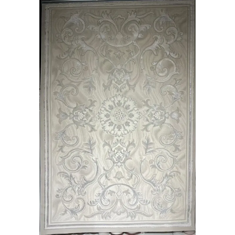 Turkish Lavender Rug 9854A Sky gray Size 50*80