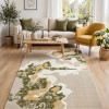 Turkish LIKE Carpet 9966A green beige Size 100*300