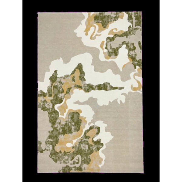 Turkish LIKE Carpet 9966A green beige Size 100*300