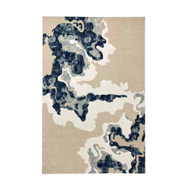 Turkish LIKE Carpet 9966A navy beige Size 150*220