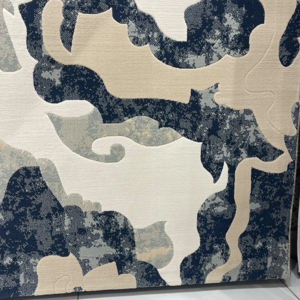 Turkish LIKE Carpet 9966A navy beige Size 150*220