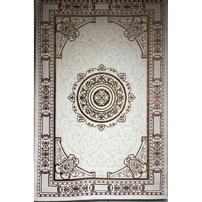 سجاد لينا تركي 9095A لون بني مقاس 100*200