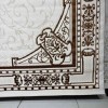 lina Turkish Rug 9095A brown Color Size 50*80