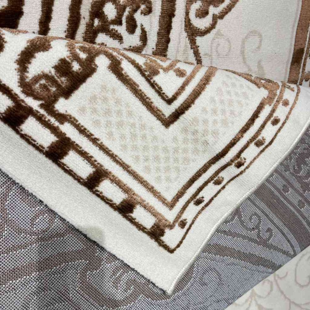 سجاد لينا تركي 9095A لون بني مقاس 50*80