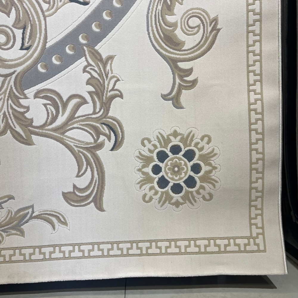 سجاد تركي سوبر ليون 9179A رصاصي مقاس 100*300