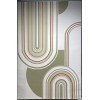 Turkish al mijahim 9662A Rug green Size 80*150