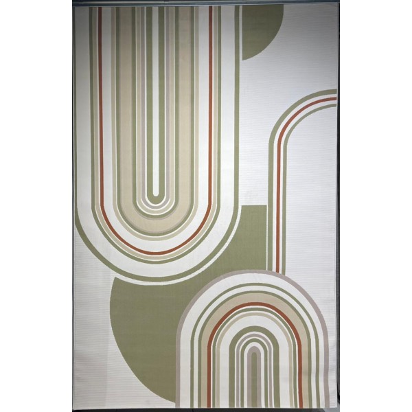 Turkish al mijahim 9662A Rug green Size 80*150
