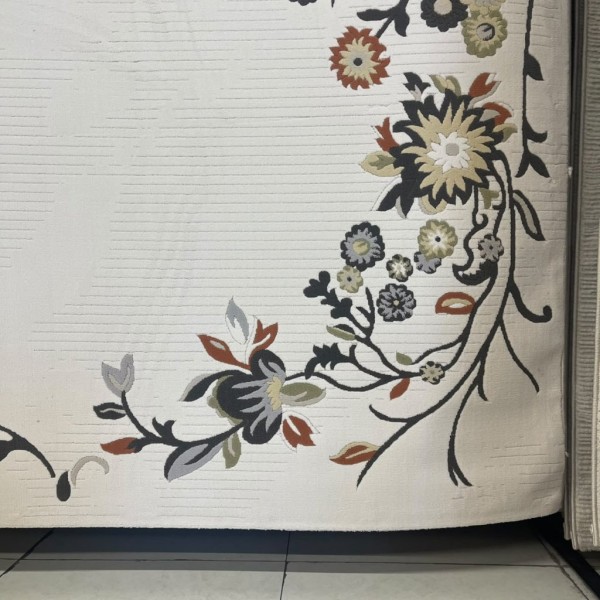 سجاد نخبة تركي A139A كريم انتراسيت مقاس 250*350